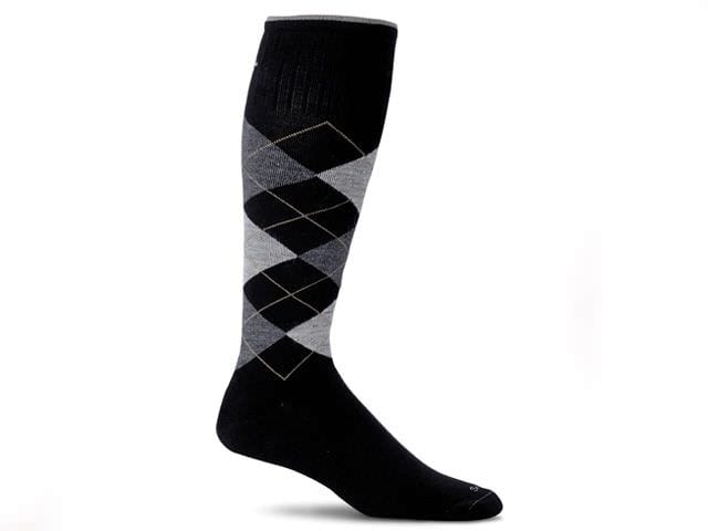 ARGYLE BLACK ERKEK VARİS ÇORAPLARI