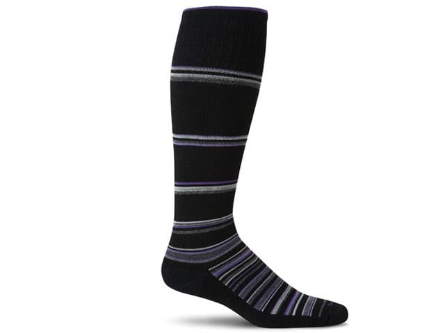 CONCENTRIC STRIPE BLACK ERKEK VARİS ÇORAPLARI